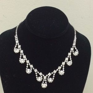 Vintage rhinestone necklace.